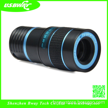 blue color 8X Magnifier Optical Zoom Telescope Lens for smartphone